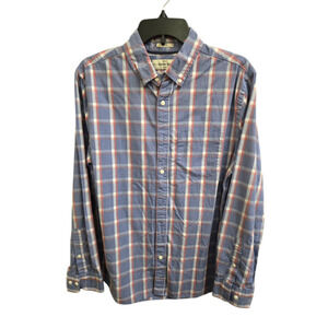 NWOT M Red & Blue Plaid Hawker Rye Button-Down Shirt
